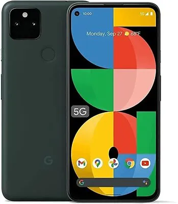 Google Pixel 5a (5G) - 128GB - Mostly Black - Unlocked - OEM Unlockable Grade A • $153.99