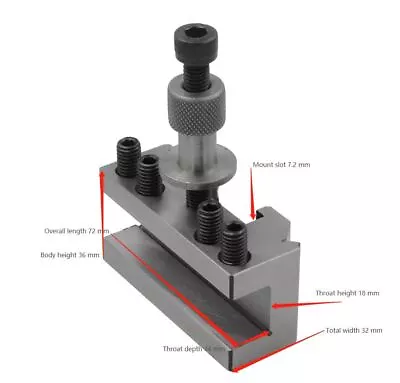 T51 Standard Tool Holder For BoxFord Lathes - Aud Bud And Cud Models • $63