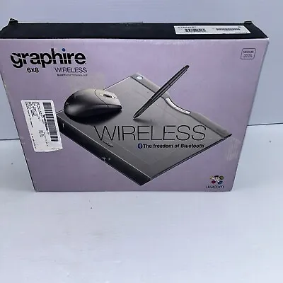 Wacom Graphire Wireless Bluetooth 6x8 Tablet Mouse Digitizer(*no Pen) (CTE-630BT • $29.95