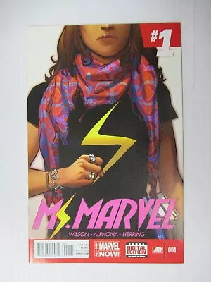 2014 Marvel Comics Ms. Marvel #1 Kamala Khan • £24.09