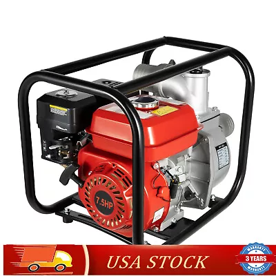 3  7.5HP High Pressure Irrigation Pump Gas Water Transfer Pump Semi Trash Pump • $165.30