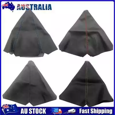 PU Leather Gear Shift Collar Shifter Stick Lever Gaiter Boot Cover Universal AU • $10.99