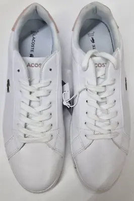 £54.99 • Buy LACOSTE Women's Graduate BL 22 1 Leather Trainers Shoes : White UK 8 EU 42 US 10