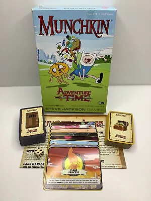 Munchkin Adventure Time Game By Steve Jackson RARE & 100% COMPLETE 2014 *Read* • $58.99