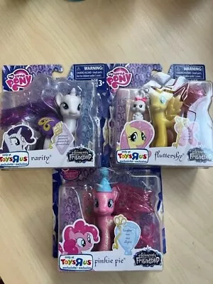 My Little Pony Elements Of Friendship Pinkie Pie  Fluttershy Rarity Lot Of 3 • $74.99