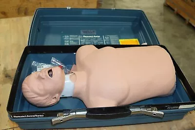 Laerdal Resusci Anne Adult CPR Medical Training Manikin Torso W/ Hard Case • $125