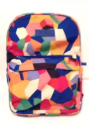 Vera Bradley Lighten Up Just Right Pop Art Medium Backpack Multicolor W/Bag Tag • $39.48