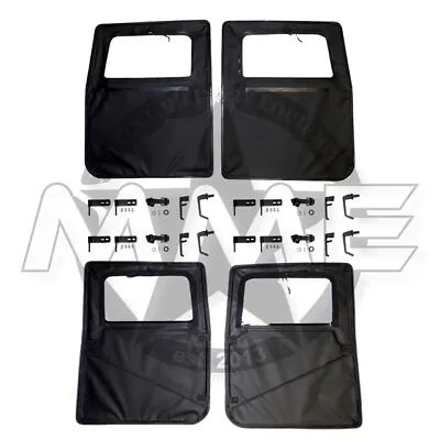 Black Soft Doors For Humvee / HMMWV (Set Of 4)  H1 M998 M1123 M1165 Hummer  • $1599.99