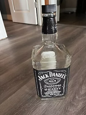 Large Jack Daniels 3 Liter Empty  Glass Bottle • $79.99