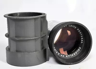 LEITZ COLORPLAN 90mm F/2.5 CF PROJECTION LENS + FOCUSING ADAPTER EX++ • £81.99