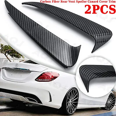 Rear Bumper Spoiler Air Vent Trim Cover Fit For Mercedes Benz C-Class W205 Sport • $29.99