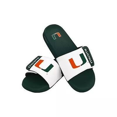 Miami Hurricanes FOCO NCAA Men's Slide On Sandals • $34.99