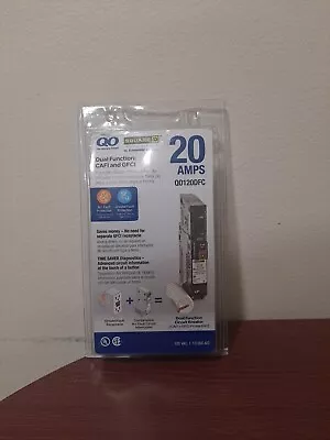 Square D QO120DFC 20 Amp Single-Pole Dual Function Circuit Breaker • $49.99