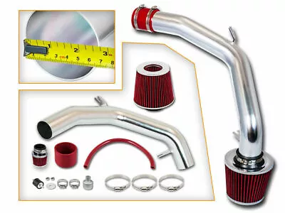 RED COLD INDUCTION AIR INTAKE KIT+DRY FILTER VW 99-05 Golf Jetta MK4 1.8T 2.0L • $71.99