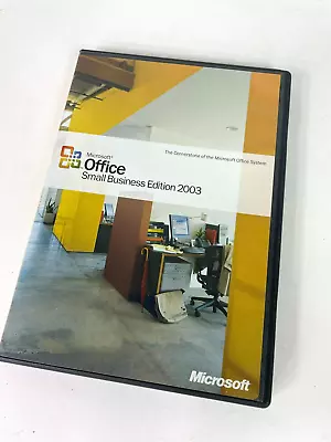 Microsoft Office 2003 Small Business Edition W/ Key + Business Contact Manager • $11.95