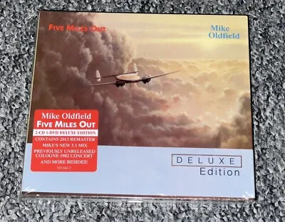 Mike Oldfield - Five Miles Out - 5.1 Deluxe Edition 2CD & DVD - 2013 - New • £69.99