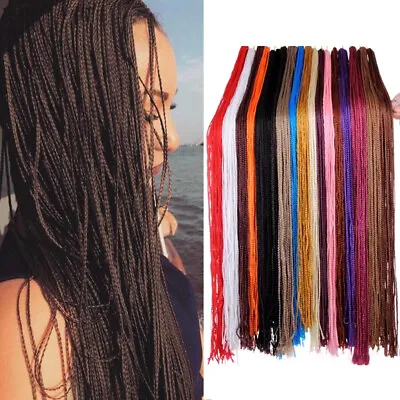  28  Thin Senegalese ZiZi Box Braid Crochet Micro Twist Synthetic Hair Extension • $9.99