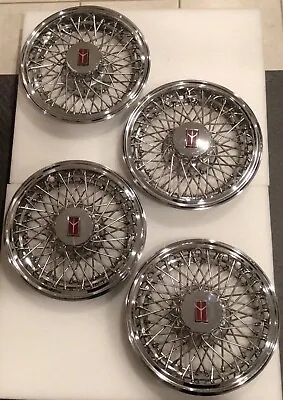 (4) 1980 -1988 Oldsmobile Cutlass 14  Wire Hubcap / Wheel Cover Vintage OEM NICE • $395