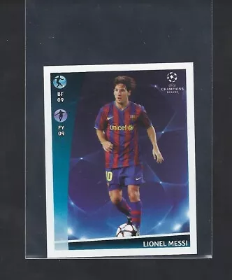 Panini Uefa Champions League 2009-2010- Lionel Messi - Sticker - Mint • £0.99