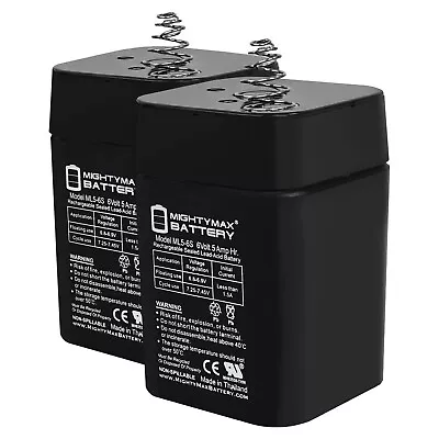 Mighty Max 6V 5AH SLA Replacement Battery For Deer Fish Wildlife Feeder - 2 Pack • $26.99