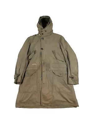 Vintage M1947 M47 US Army Parka Type Overcoat With Pile Liner Size Medium • $149.99