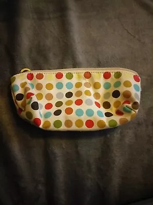 £4 • Buy M&S Polka Dot Pencil Case/ Cosmetic Case