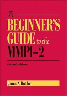 $6.03 • Buy A Beginner's Guide To The MMPI-2 By Butcher, James Neal