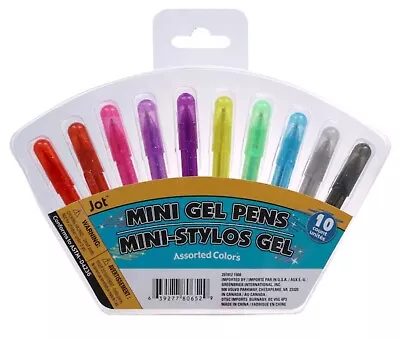 Colorful Mini Gel Pens/Smooth Flow & Great For Writing Or Drawing/10-PC. • $9.49