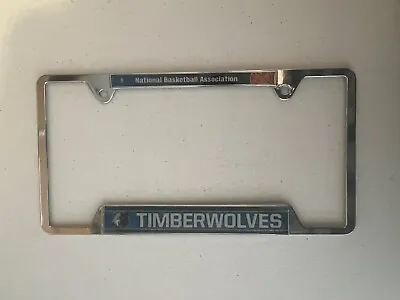 Minnesota Timberwolves NBA Chrome License Plate Frame By Rico Industries NEW • $9.95