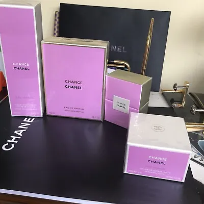 CHANEL CHANCE Bundle Eau De Parfum Spray Parfum Moisture Mist Parfum Shimmer • £325