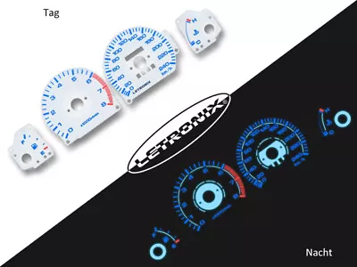 LETRONIX Plasma Speedometer Speedometer Discs EL-Dash Mazda 323 S4 BG 0-240Kmh NEW • $53.17