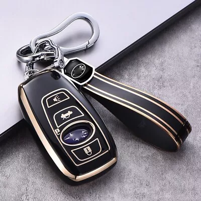 Fit Subaru Ascent Forester BRZ Legacy 4 Button Remote Key Fob TPU Case Cover • $8.96
