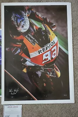 Marc Márquez Moto GP - Limited Edition Print • $18