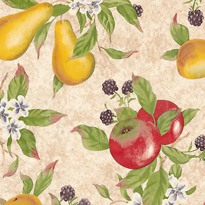 Everyday Luxuries Everyday Fruits Waterproof Spill Proof Tablecloth 5 Sizes • $15.99