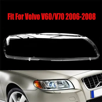 Headlight Headlamp Lens Cover Right Side Fit For Volvo V60 V70 2006-2008 1Pcs • $119.82