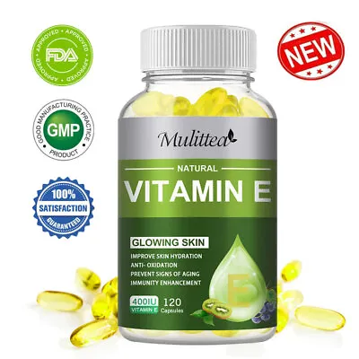Vitamin E 400IU Grape Seed Oil For Facial Skin AntioxidantBone & Teeth Healthy • $13.86