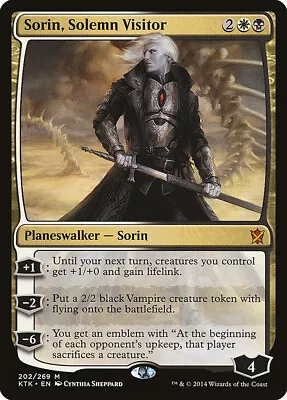 MTG Sorin Solemn Visitor  - Khans Of Tarkir • $3.25