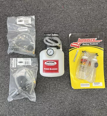 Motive Products Pressure Power Brake Bleeder Universal PRO Kit & Adapter Set • $199.99