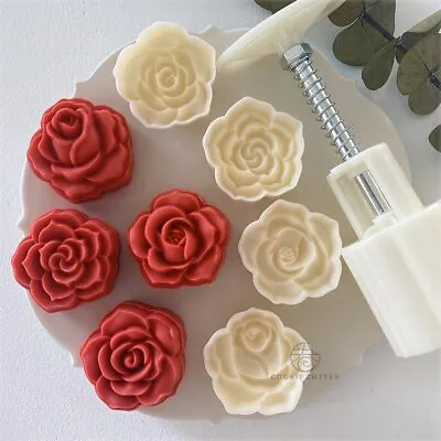 Mooncake Mold Valentines Day Mold Hand-Pressure Moon Cake Mould DIY Decoration • $15.67