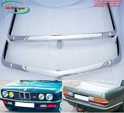 Bmw E28 Euro Bumpers Stainless  New • $1099