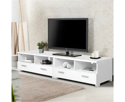 $241.99 • Buy White Entertainment Unit TV Cabinet TV Stand With Storage Drawers