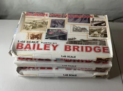 WESPE 1:48  BAILEY BRIDGE Military WW2 PLASTIC KIT Bridge Kit 48130 • $35