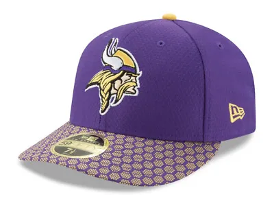 Minnesota Vikings New Era 2017 Sideline Official Low Profile 59FIFTY Fitted Hat • $20