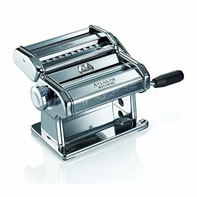$79.99 • Buy Marcato Atlas 150 Pasta Machine, Silver, Includes Pasta Cutter,Hand Crank,