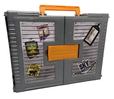 2007 Mattel Matchbox Pop Up Sky Busters Airport Case 21 X 8.5 X 5.5 Inches Grey • $19.39