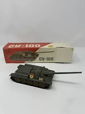 Russian Collector Series Military Diecast  CY-100 Tank 1:43 Vintage In Box-Minty • $25