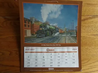 Great Northern Railway R-1 Art Print. Seattle.  MINER Ent. Inc. 2008  Calendar. • $11.95