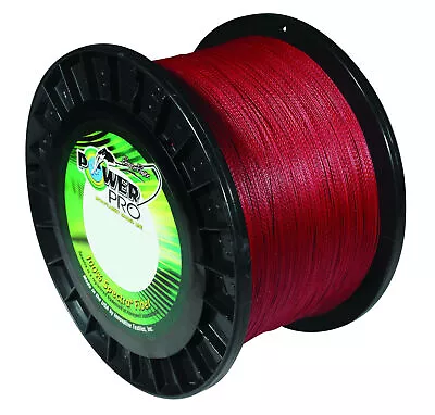 Power Pro Original Spectra Vermilion Red Braided Line (1503005001500yd) • $17.99