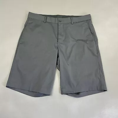 Nike Golf Dri-Fit Flat Front Golf Shorts Gray Men's 32 • $5.55