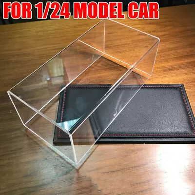 Collectible Display Show Case Clear Acrylic Box For 1:24 Model Car Collection • $29.99